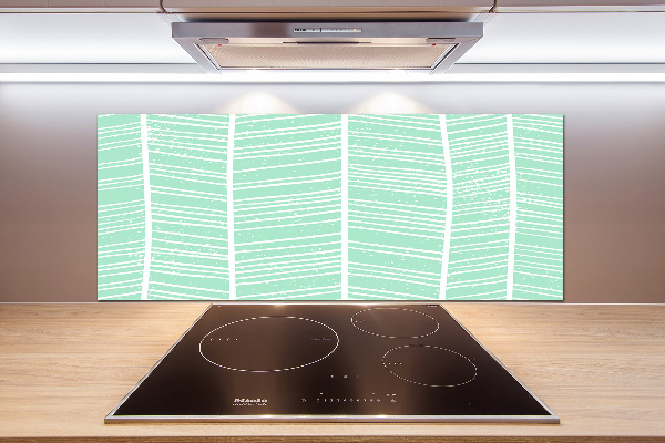 Spatplaat keuken Visgraatpatroon