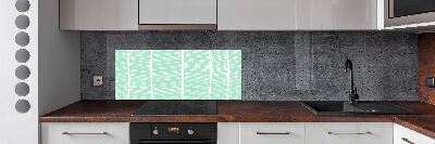 Spatplaat keuken Visgraatpatroon
