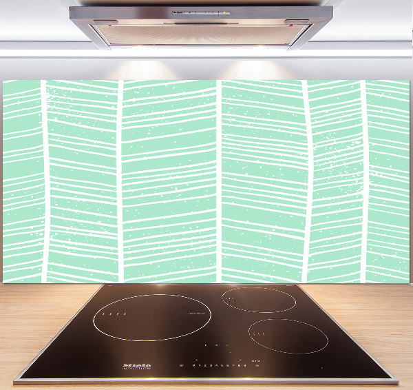 Spatplaat keuken Visgraatpatroon