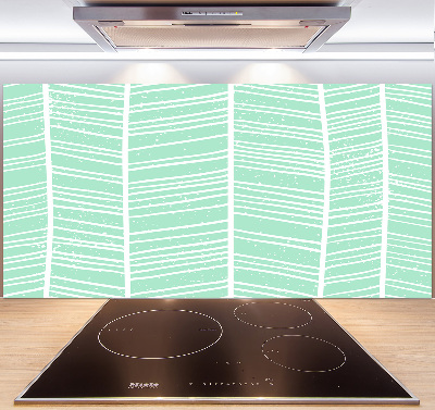 Spatplaat keuken Visgraatpatroon