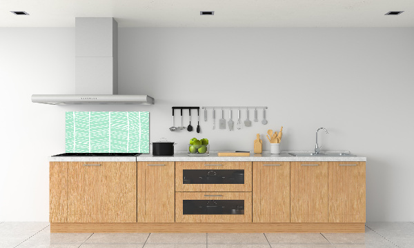 Spatplaat keuken Visgraatpatroon