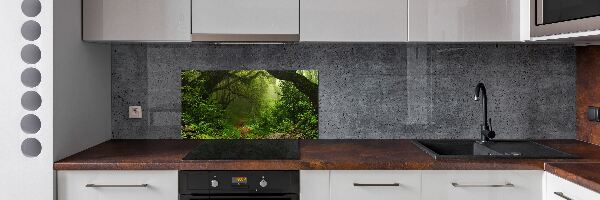 Spatscherm keuken Oerwoud in Nepal
