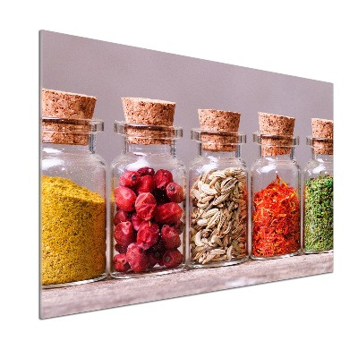Keuken achterwand Kleurrijke kruiden