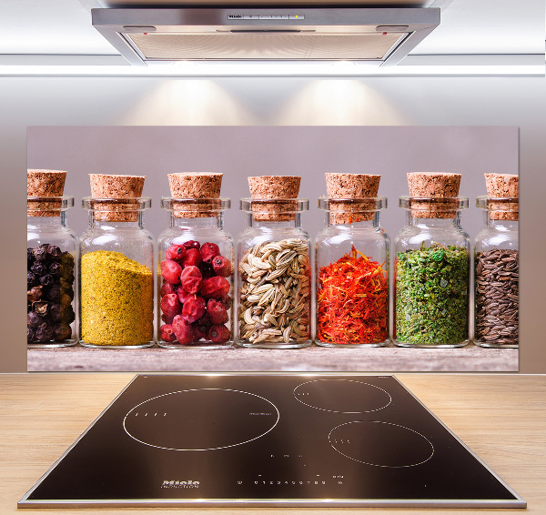 Keuken achterwand Kleurrijke kruiden