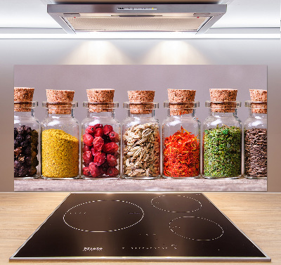 Keuken achterwand Kleurrijke kruiden