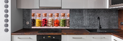 Keuken achterwand Kleurrijke kruiden