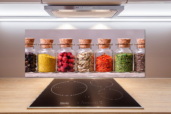 Keuken achterwand Kleurrijke kruiden