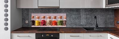 Keuken achterwand Kleurrijke kruiden