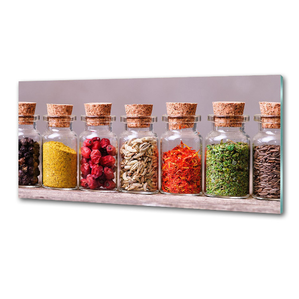 Keuken achterwand Kleurrijke kruiden