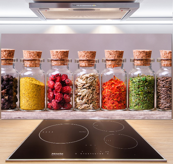 Keuken achterwand Kleurrijke kruiden