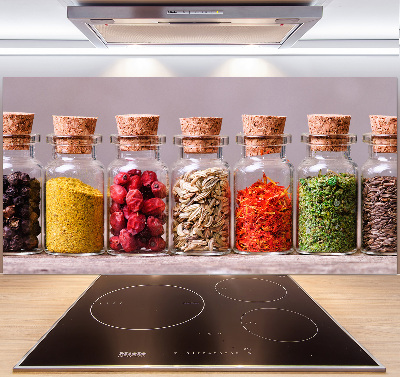 Keuken achterwand Kleurrijke kruiden