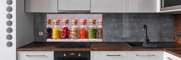 Keuken achterwand Kleurrijke kruiden