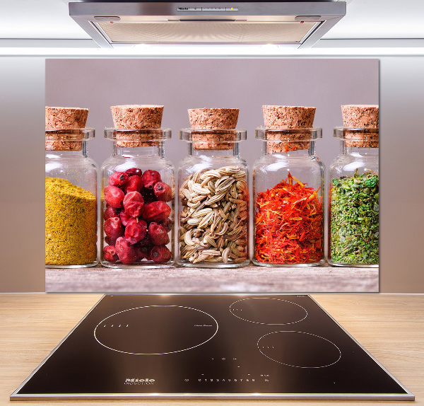 Keuken achterwand Kleurrijke kruiden