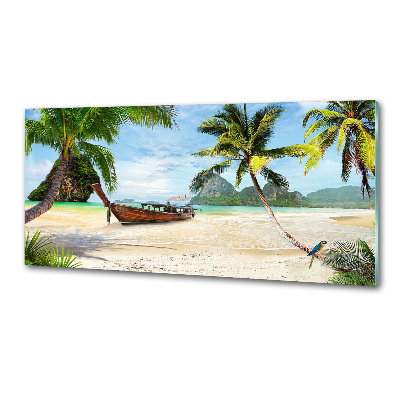 Panel do kuchni Palmy na plaży