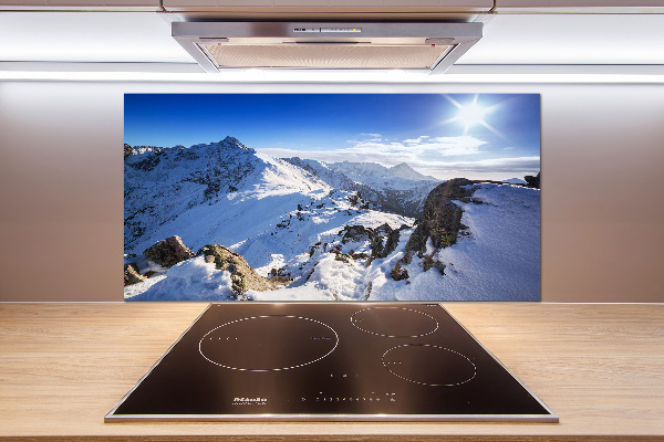 Keuken achterwand Tatra-piek
