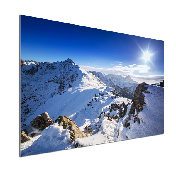 Keuken achterwand Tatra-piek
