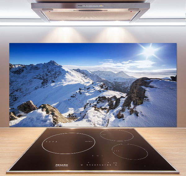 Keuken achterwand Tatra-piek