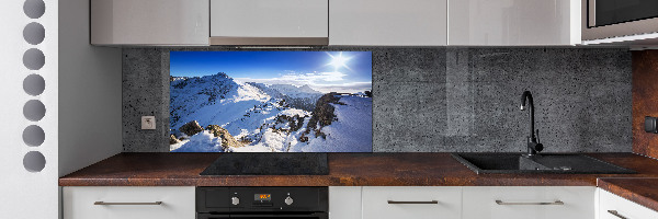 Keuken achterwand Tatra-piek