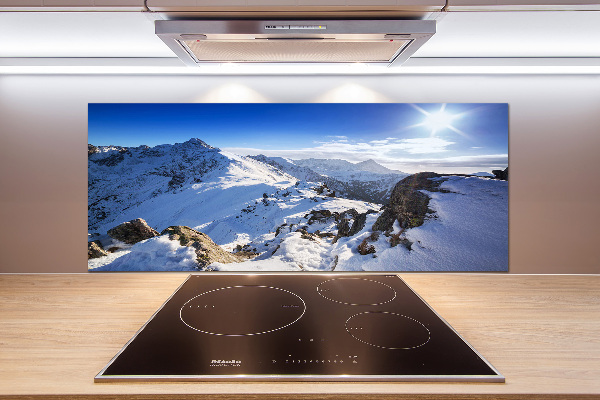 Keuken achterwand Tatra-piek