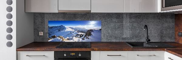 Keuken achterwand Tatra-piek