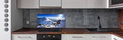 Keuken achterwand Tatra-piek