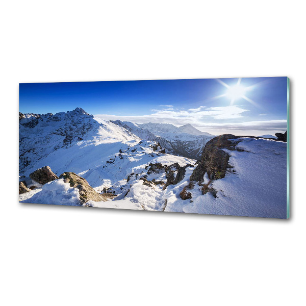 Keuken achterwand Tatra-piek