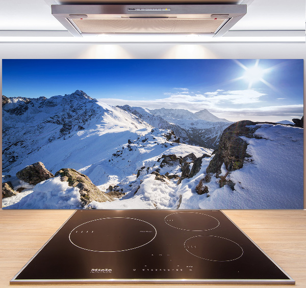 Keuken achterwand Tatra-piek
