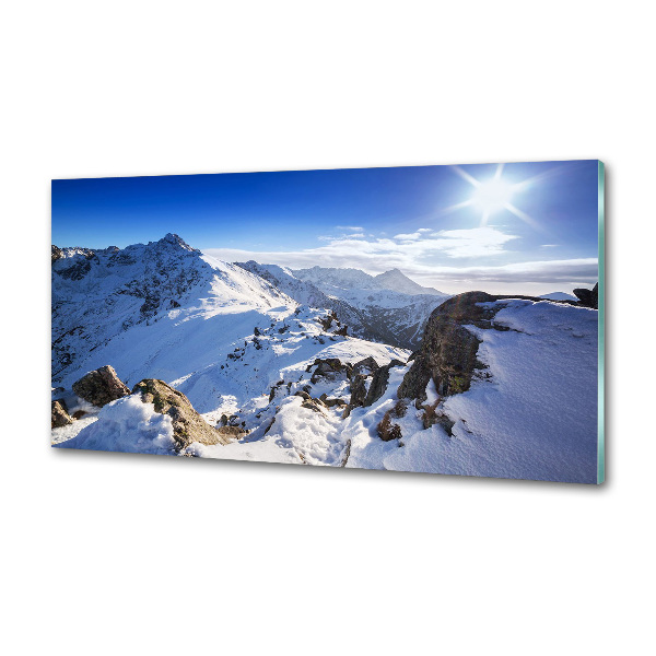Keuken achterwand Tatra-piek
