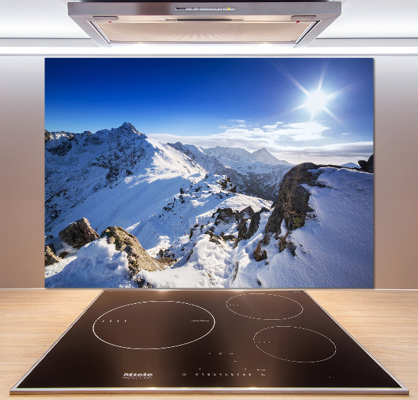 Keuken achterwand Tatra-piek