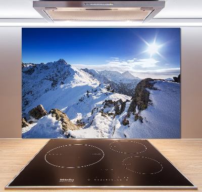 Keuken achterwand Tatra-piek