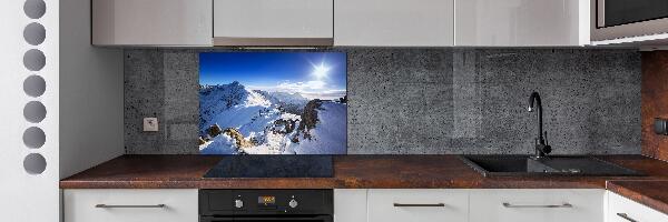 Keuken achterwand Tatra-piek