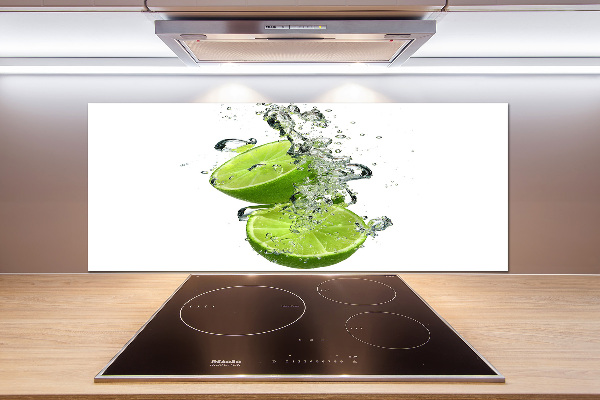 Glazen achterwand keuken Kalk onder water