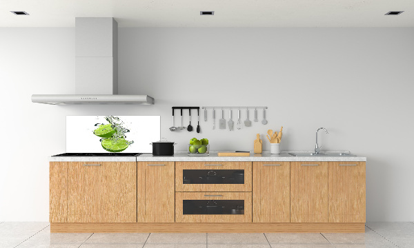 Glazen achterwand keuken Kalk onder water