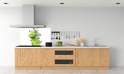 Glazen achterwand keuken Kalk onder water