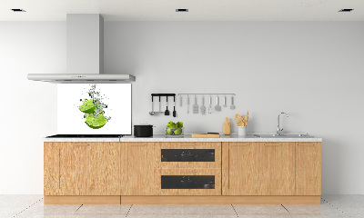 Glazen achterwand keuken Kalk onder water
