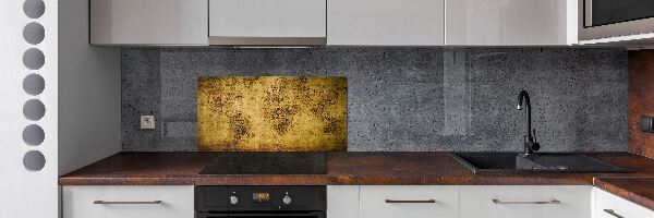 Achterwand keuken Oude wereldkaart