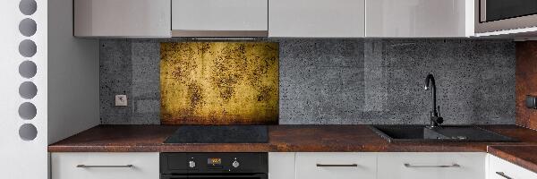 Achterwand keuken Oude wereldkaart