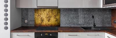 Achterwand keuken Oude wereldkaart