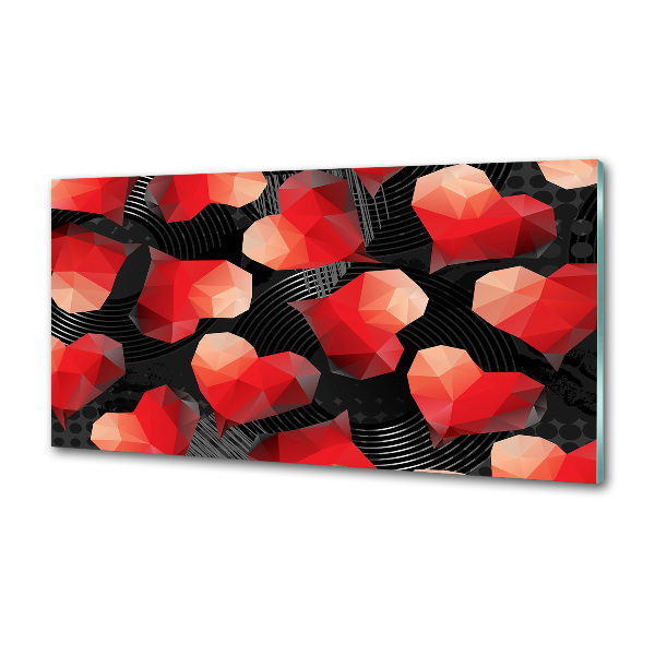 Panel do kuchni Geometryczne serca