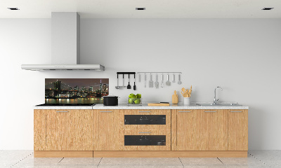 Achterwand keuken New York 's nachts
