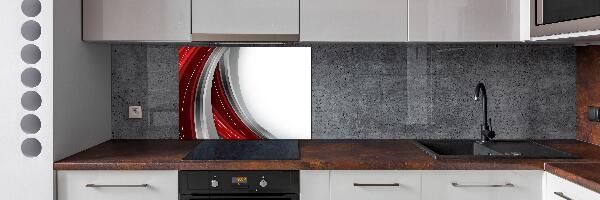Keuken achterwand Golven op de achtergrond