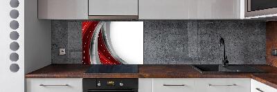 Keuken achterwand Golven op de achtergrond