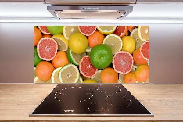 Achterwand keuken Citrusvruchten