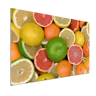 Achterwand keuken Citrusvruchten