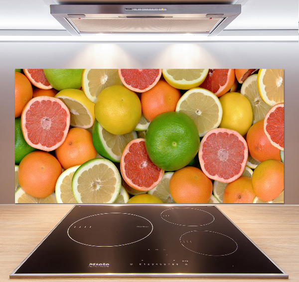 Achterwand keuken Citrusvruchten