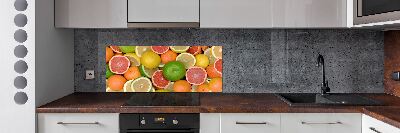 Achterwand keuken Citrusvruchten