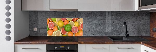 Achterwand keuken Citrusvruchten