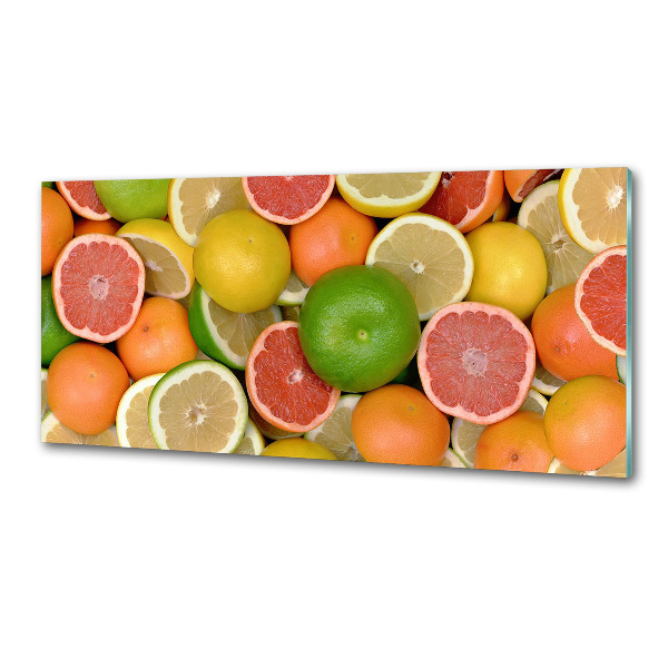 Achterwand keuken Citrusvruchten