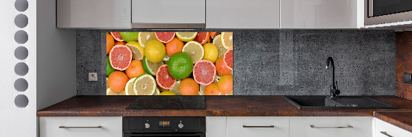 Achterwand keuken Citrusvruchten