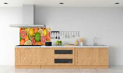 Achterwand keuken Citrusvruchten